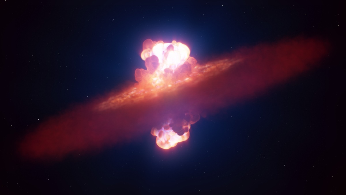 Supernova explosion's shape observed at the earliest stage yet Free