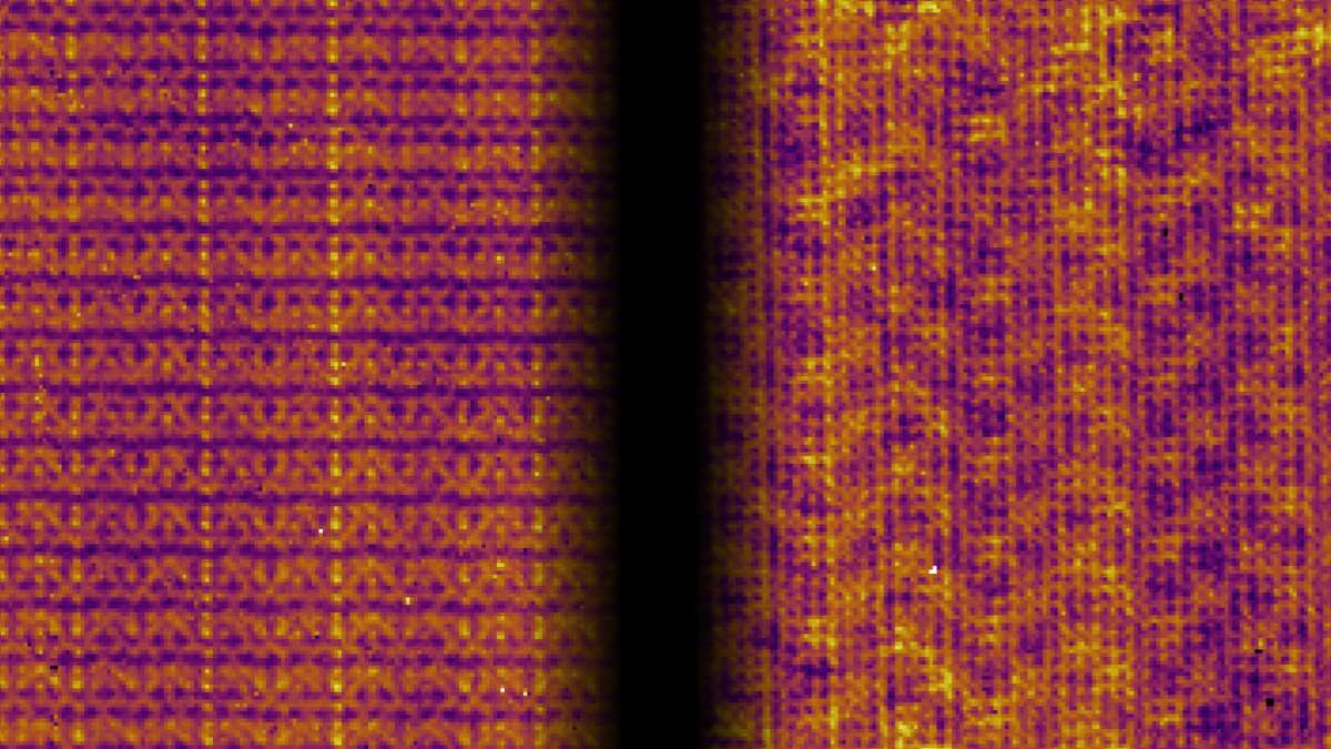 Eye-catching electronic patterns emerge in quantum material